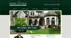 Desktop Screenshot of homelandplusrealty.com